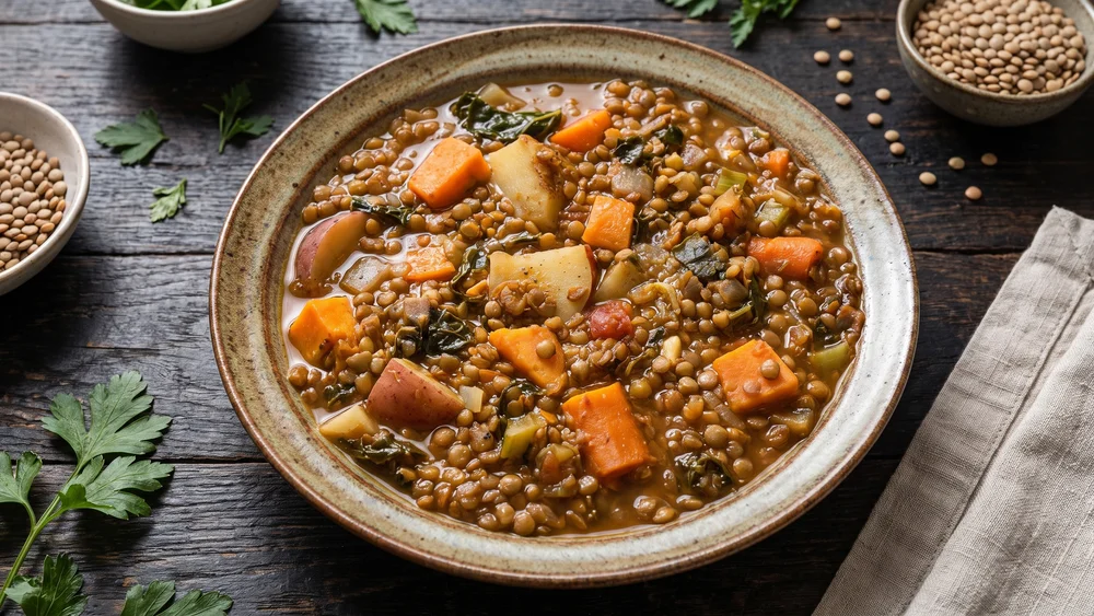 Hearty Vegan Lentil Stew