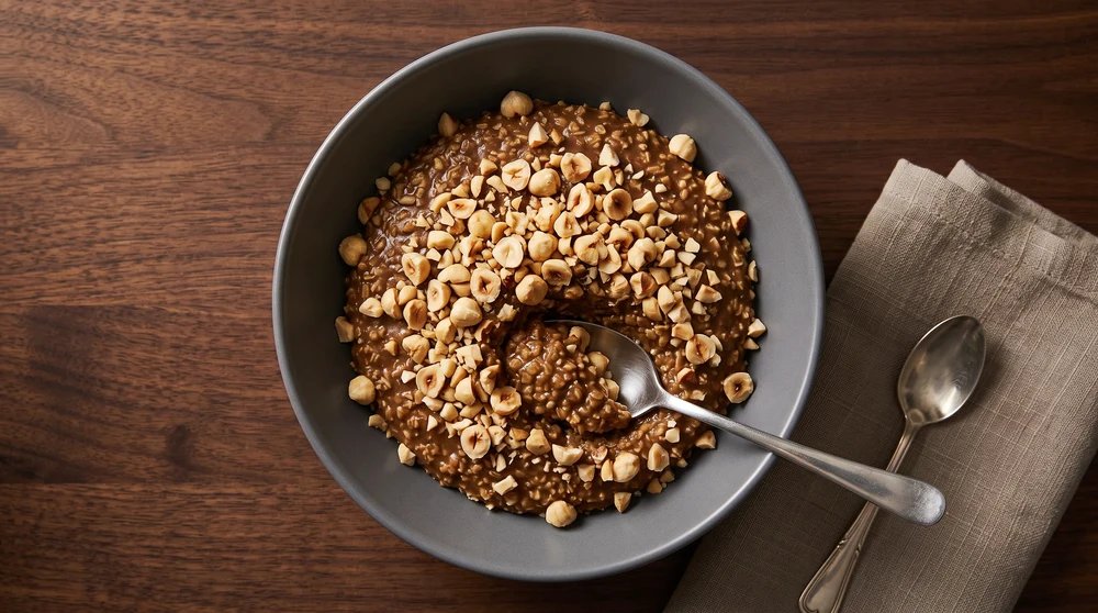 Sugar-Free Coffee Oat Pudding